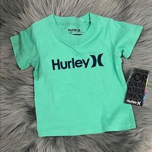 NWT Hurley Kids Green Short Sleeve Tee 18 Months